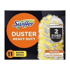 Dusters Heavy Duty Multi-Surface Duster Refills for Cleaning, Unscented, 11