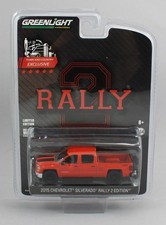 1:64 GreenLight *RALLY 2 EDITION* Red 2015 Silverado *NIP*
