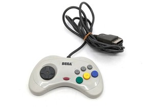 Sega Saturn White HST-3220 NTSC-J Japan Tested w/ Street Fighter ZERO 2