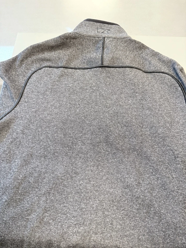 Cutter Buck Trane Supply Fleece Full Zip Jack Black Heather XL - Image 4 of 4