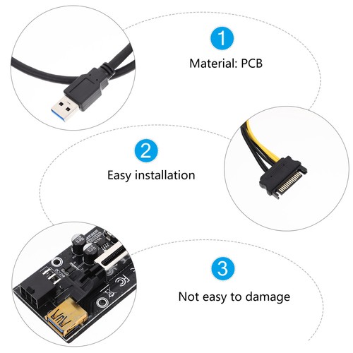 Horse-drawn GPU Riser Adapter Card Computer Accessories - 第 2/12 張圖片