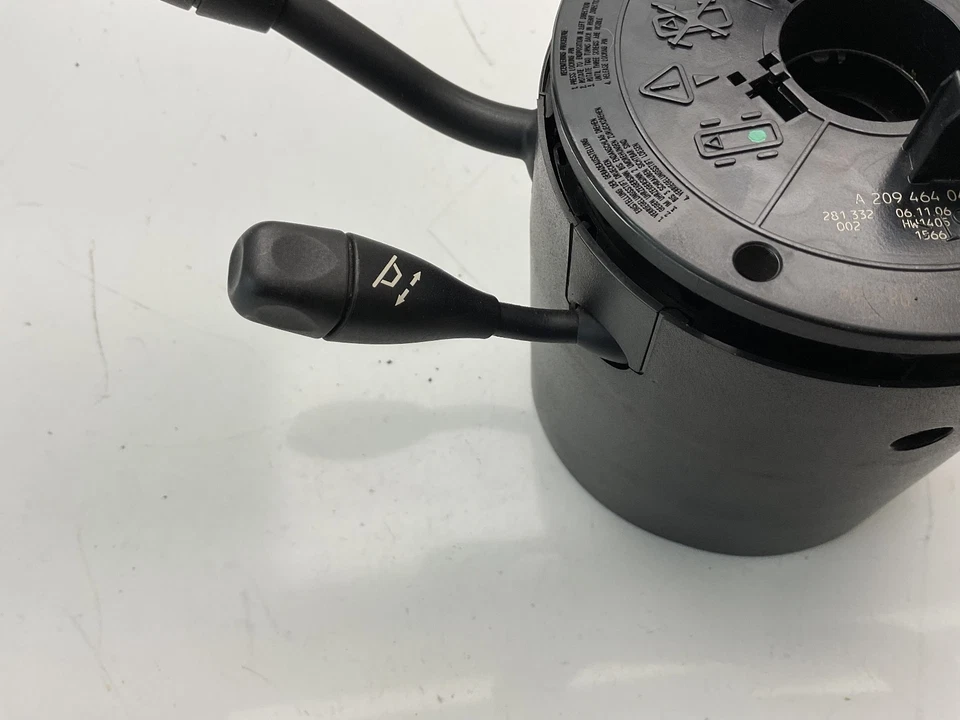 Conjunto de interruptores de control de columna de dirección negro Mercedes W209 CLK350 2005-2009 Foto 4 de 4