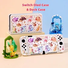 Nintendo Switch OLED Case Cover Cute Evolution Accessories For Joycon Controller