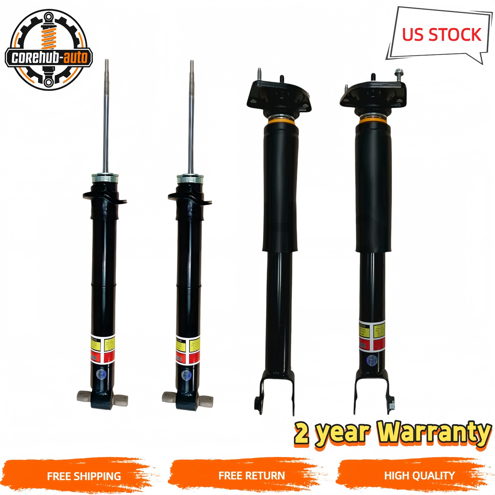4x Front & Rear Shock Absorber Struts w/ Magneride Fit for 09-15 Cadillac CTS