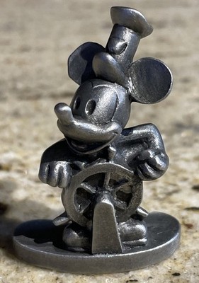 Hudson Pewter Disney Mickey Mouse Figurine 1928 ''Steamboat Willie'' #4958 NEW NOS