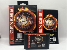 NBA Jam: T.E. Tournament Edition (Sega Genesis) CIB COMPLETE & TESTED