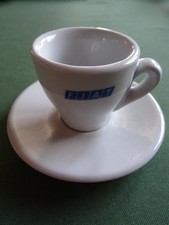 FIAT Espresso Tassen, 6 Stück, weiß, dickwandig, Porzellan, Italia, OVP, NEU