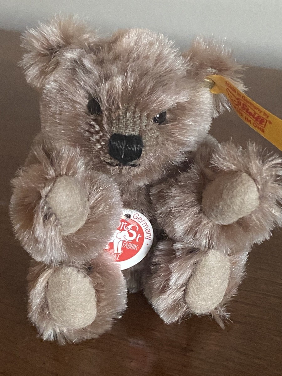 激レア　steiff シュタイフ　ミニチュア　グリズリー　039430 STEIFF CLASSIC Rare Grizzly TEDDY BEAR MINIATURE ALPACA