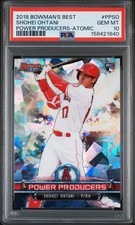 2018 BOWMAN'S BEST POWER PRODUCERS ATOMIC #PPSO SHOHEI OHTANI PSA 10