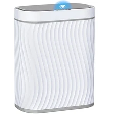 Smart Bathroom Trash Can 2.6 Gallon Touchless Motion Sensor Waterproof Bin