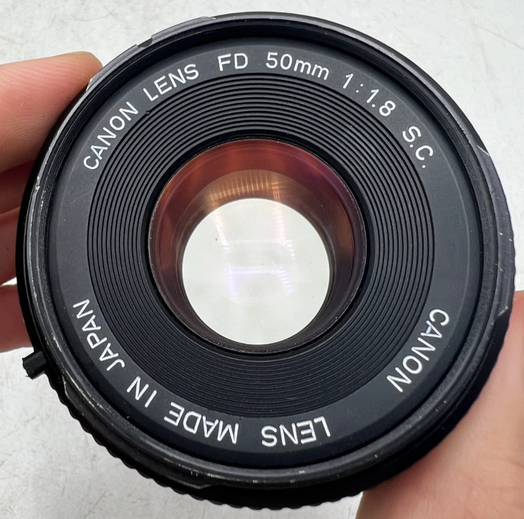 Canon FD f/1.8 Camera Lenses 50mm Focal for sale | eBay