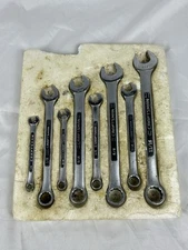 Vintage craftsman 8 piece wrench set- Great Shape In Original Foam-light Usage