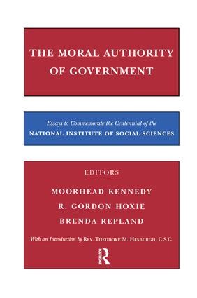 Moral Authority of Government