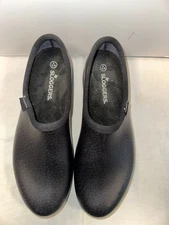 Sloggers Garden Shoes Black Mens Size 9 Rubber Clogs