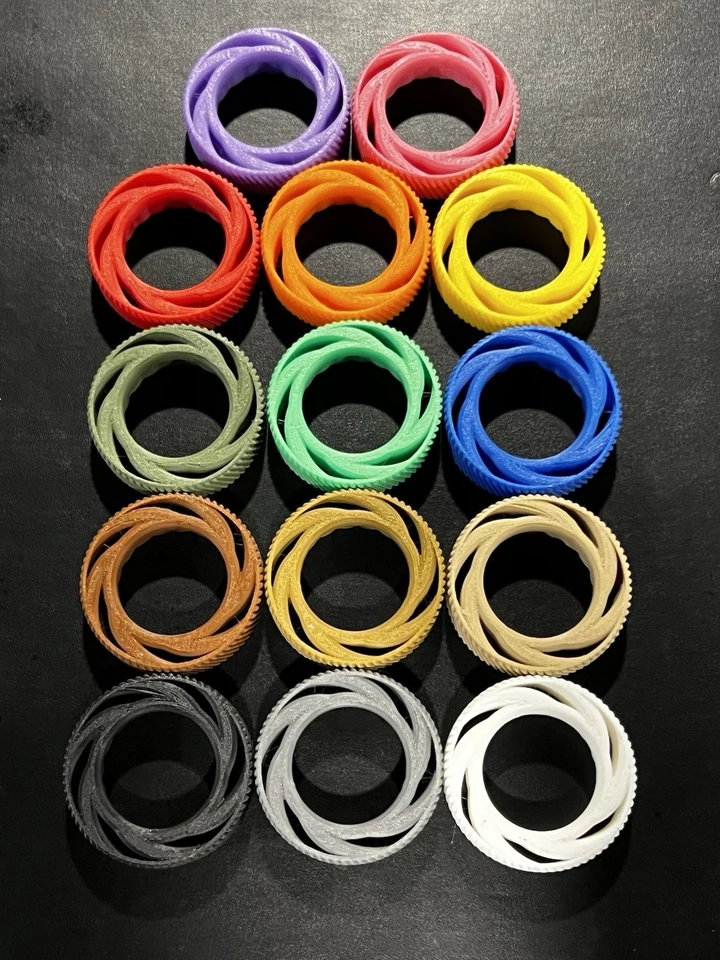 Anillo de mira con arco personalizado dorado negro y mejoras de esfera; todas las miras y 14 colores Foto 2 de 4