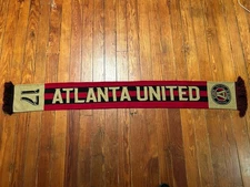 Atlanta United 2017 Unite & Conquer Striped Fringe Scarf One Size By Ruffneck