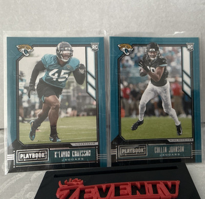 Panini Playbook NFL 2020 Jaguars Rookie 2 Karten Chaisson/Johnson #148/#164