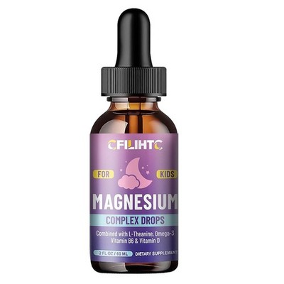 Kids Magnesium Liquid Drops-Magnesium Glycinate Liquid for Kids Supplement