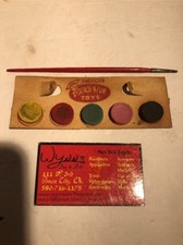 Vintage American Teach N Fun Toys Paints Craft Set Toy