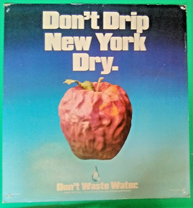 Dont Drip New York Dry-Vintage NYC Subway Train Poster 1980's Art