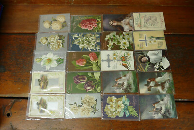 Vintage Lot Of 20 Assorted Easter Postcards - Circa 1900s-1910s