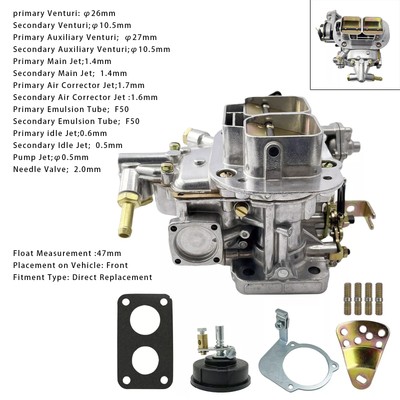 2 Barrel Carburetor w/ Electric choke For Holley 32/36 DGV DGEV DGAV Für Toyota.