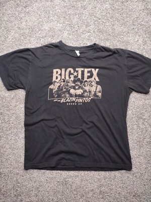 BIG TEX and the Blazing Pintos Tee Short-Sleeve Unisex T-Shirt Round Up Black XL