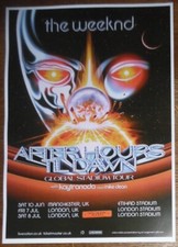 The Weeknd - live band music show 2023 promotional tour concert gig poster