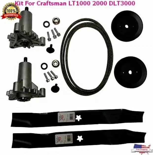 Kit de reconstrucción de cubierta de cortacésped 42" para Craftsman LT1000 2000 DLT3000 DYT4000 Ryobi RT190 Foto 3 de 4