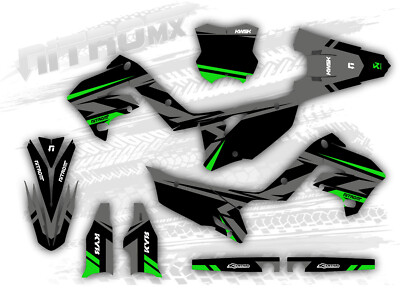 Graphics fit POLISPORT RESTYLE Kawasaki KX 125 250 2003 2004 2005 2006 2007 2008