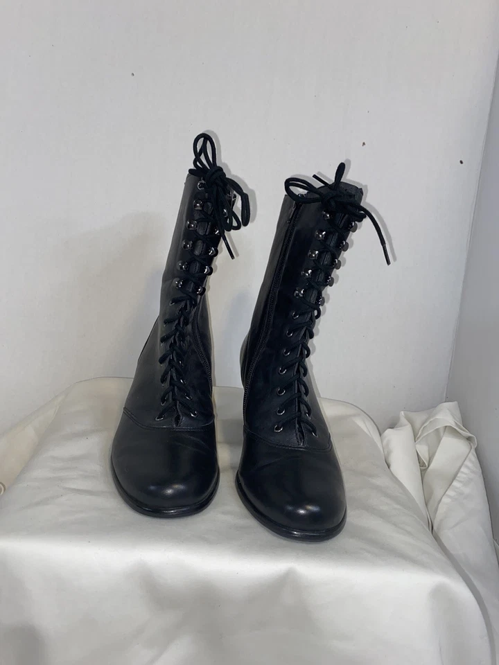 Fitzwell Women's Rhapsidy Black Nappa Ankle Boot Size 6.5 - Image 2 of 4