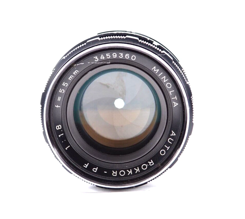 【Exc+5】 Lente estándar MINOLTA AUTO ROKKOR PF 55mm F/1.8 MF de JAPÓN #1125 Foto 4 de 4