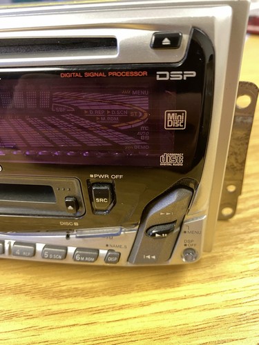 JDM KENWOOD DPX-6000MD Double DIN Head Unit MD CD DSP Receiver - Picture 3 of 7