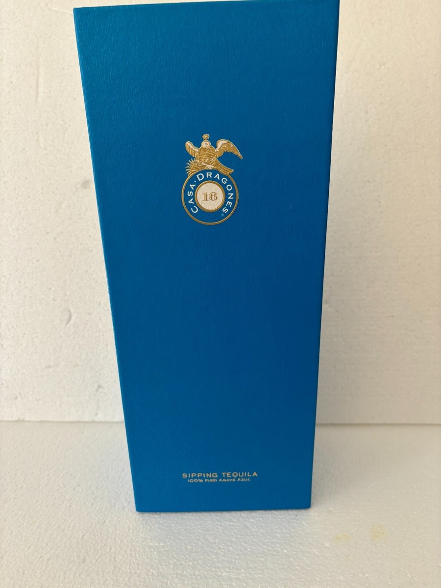 CASA DRAGONES Limited Edition / Empty Blue Tequila Box | eBay