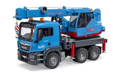 Bruder 03771 MAN TGS Kran LKW Lastwagen Ladekran Baustelle Baufahrzeug