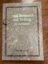 🎄Legal Research and Writing for Paralegals by Ellyn Moscowitz