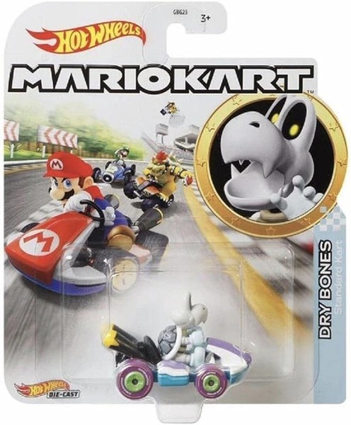 Auswahl: Mattel - Hot Wheels Mario Kart 1:64 - Autos Sammel-Figuren Bowser Yoshi-image