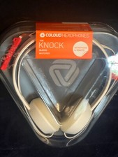 Coloud Knock Blocks White/Red Headphones-SEALED BOX-NEW