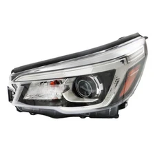 Silscvtt Left Side Headlight For 2019-2020 Subaru Forester LED w/o AFS Chrome