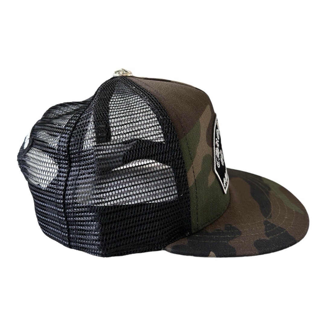 Chrome Hearts Exclusive Camo Triple Cross Trucker Hat | eBay Chrome Hearts Exclusive Camo Triple Cross Trucker Hat | eBay