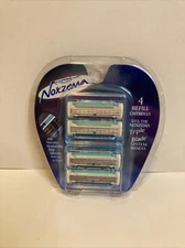 Noxzema 4 Pack Refill Cartridges For Triple Blade System Handle New Discontinued
