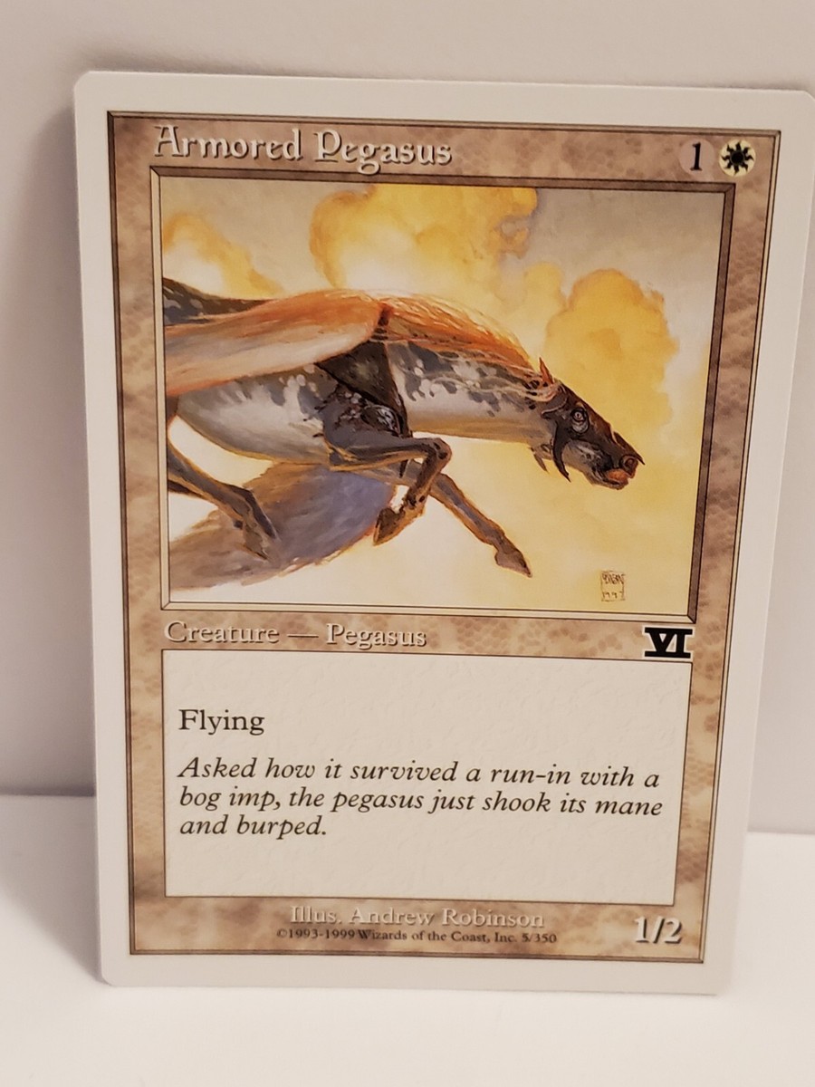 Magic the Gathering Armored Pegasus Core Set 6th Edition MTG NM | eBay