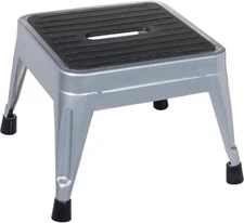 11-010PBL 1 Step Steel Stool,14.65"D x 14.65"W,Alloy Steel,heavy_duty