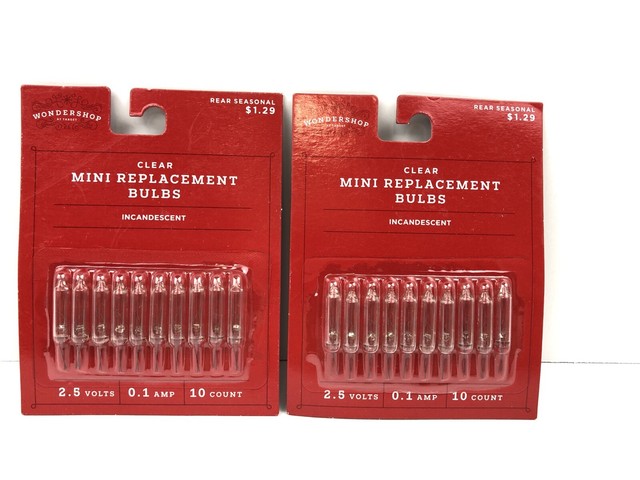40pk Mini T2 Replacement Light Bulbs Clear Wondershop For Sale Online Ebay