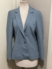 Vintage 80s Womens Levi Strauss Co light blue Blazer Jacket Size Small