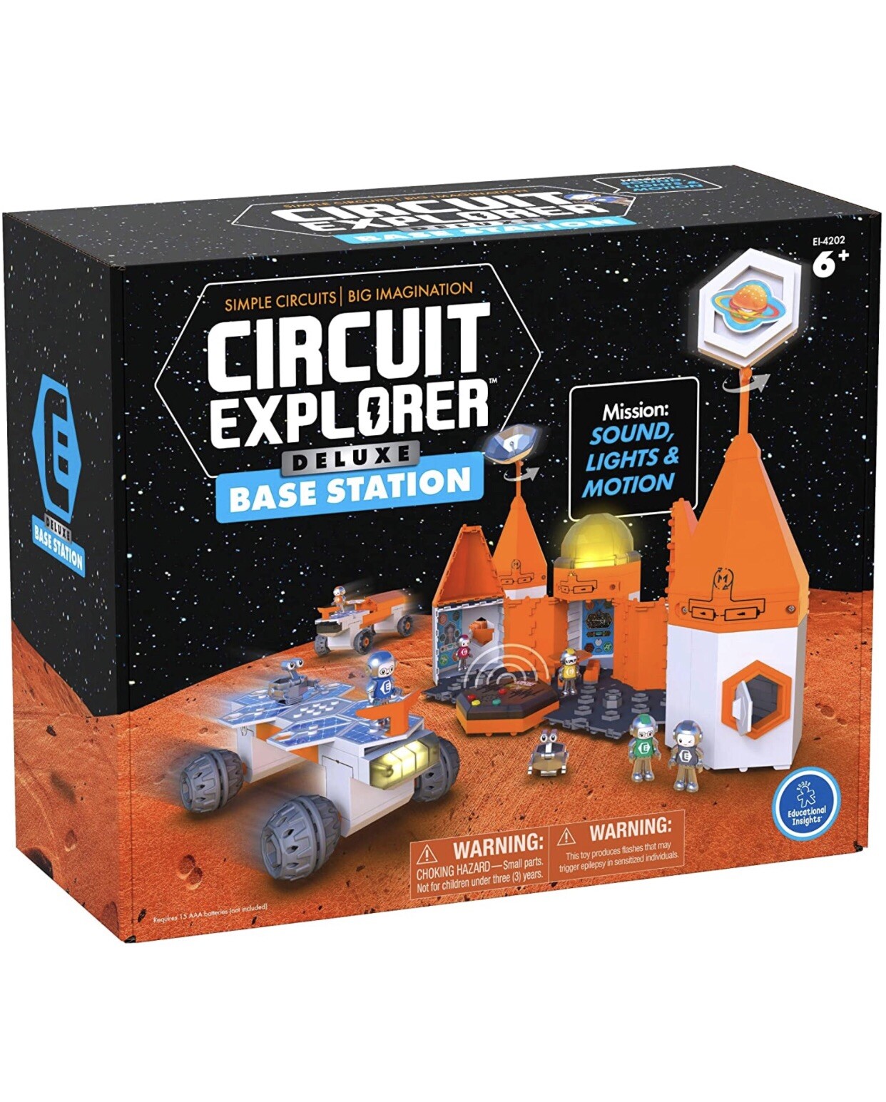 Educational Insights Circuit Explorer Deluxe Base Space Station Toy Building ...