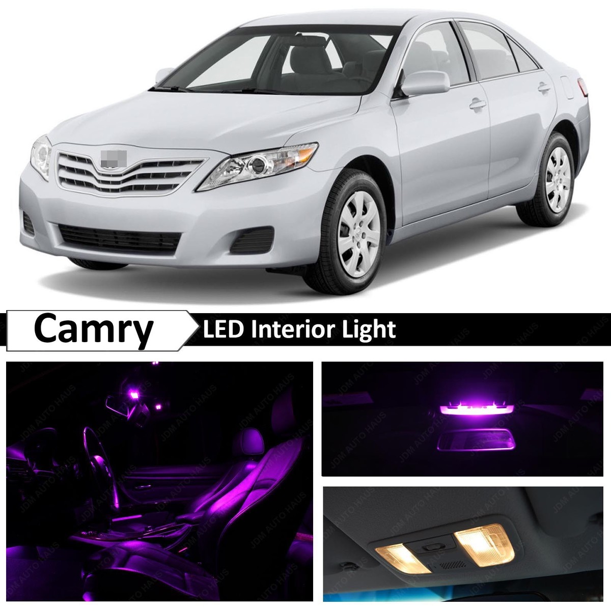 J207　オシャレな普通自転車　PURPLE TOWN   LEDオートライト 13x Purple LED Lights Interior Package Kit for 2007-2011 Toyota