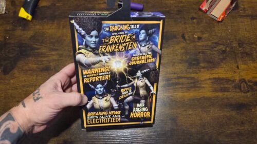 UNIVERSAL MONSTERS TMNT ULTIMATE APRIL BRIDE of FRANKENSTEIN 18 cm NECA - Foto 5 di 9