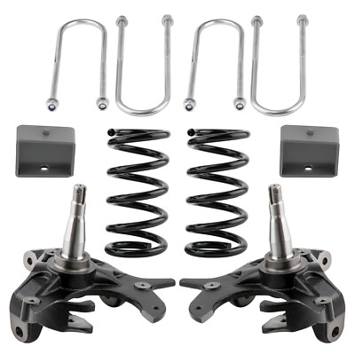5'' Front 4'' Rear Drop Lowering Kit For Chevy S10 GMC S15 V6 2WD 82-2004