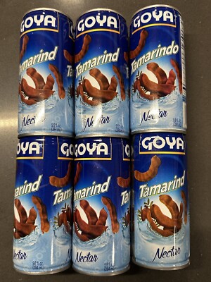 Goya Nectar - Tamarind- 9.6 Oz Pack of 6 - Bb 1/29- Free Shipping